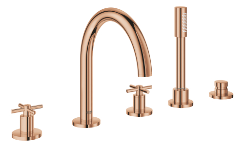 Grohe Atrio 5 Delikli Küvet Bataryası - 19923Da3 - GROHE