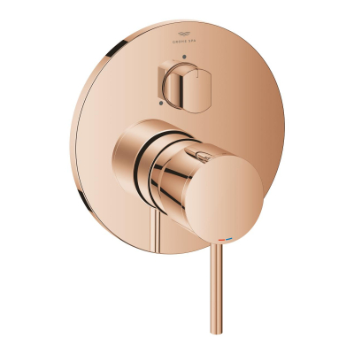 Grohe Atrio Ankastre Banyo/Duş Bataryası (Sıva Üstü Grubu), 3 Yollu, Bakır - 24356DA0 - 1