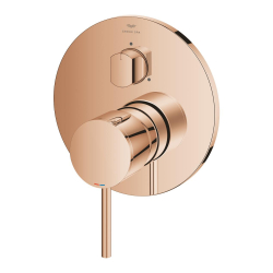 Grohe Atrio Ankastre Banyo/Duş Bataryası (Sıva Üstü Grubu), 3 Yollu, Bakır - 24356DA0 - 3