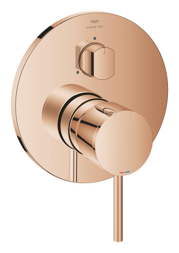 Grohe Atrio Ankastre Banyo/Duş Bataryası (Sıva Üstü Grubu), 3 Yollu, Bakır - 24356DA0 - 1