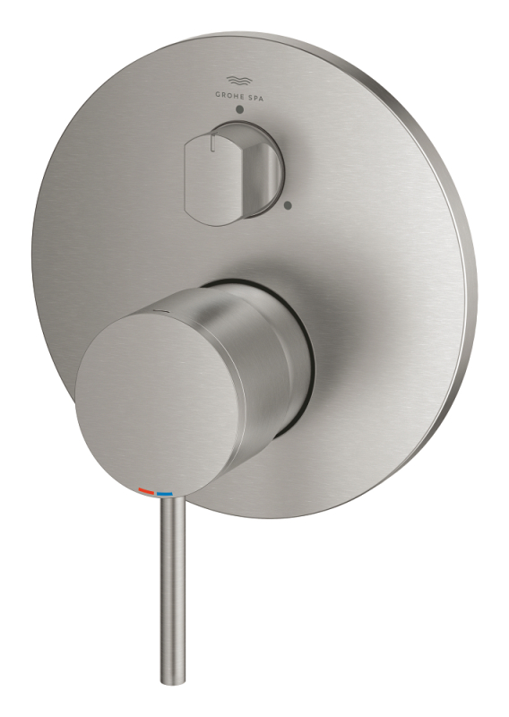 Grohe Atrio Ankastre Banyo/Duş Bataryası (Sıva Üstü Grubu), 3 Yollu, Paslanmaz Çelik - 24356DC0 - 3