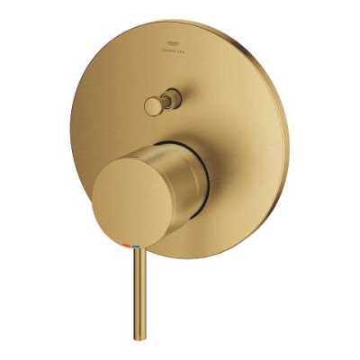 Grohe Atrio Ankastre Banyo/Duş Bataryası (Sıva Üstü Grubu), Fırçalı Altın - 24355GN0 - 2