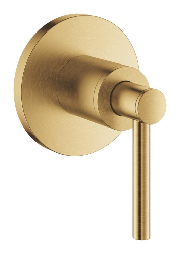 Grohe Atrio Ankastre Stop Valf, Çubuk Volan (Sıva Üstü Grubu), Fırçalı Altın - 29397GN0 - 1