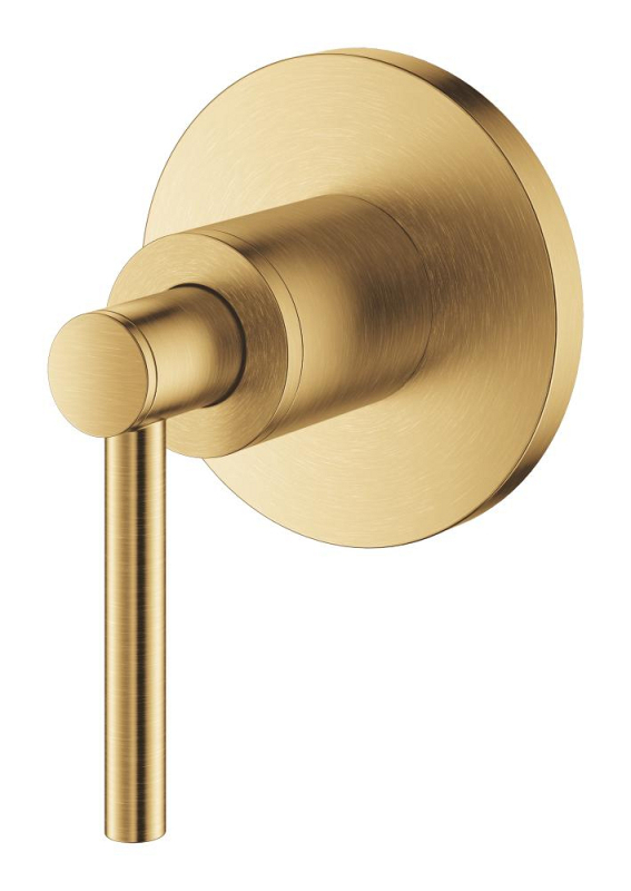 Grohe Atrio Ankastre Stop Valf, Çubuk Volan (Sıva Üstü Grubu), Fırçalı Altın - 29397GN0 - 3