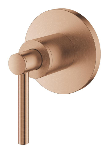 Grohe Atrio Ankastre Stop Valf, Çubuk Volan (Sıva Üstü Grubu), Fırçalı Bakır - 29397DL0 - 3