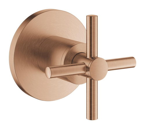 Grohe Atrio Ankastre Stop Valf (Sıva Üstü Grubu), Fırçalı Bakır - 29396DL0 - 1