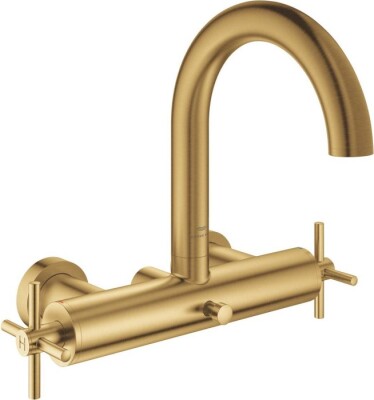 Grohe Atrio Banyo Bataryası, Fırçalı Altın - 25268GN0 - 1