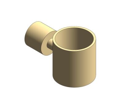 Grohe Atrio Cam Sabunluk Tutacağı, Fırçalı Altın - 40884GN0 - 1