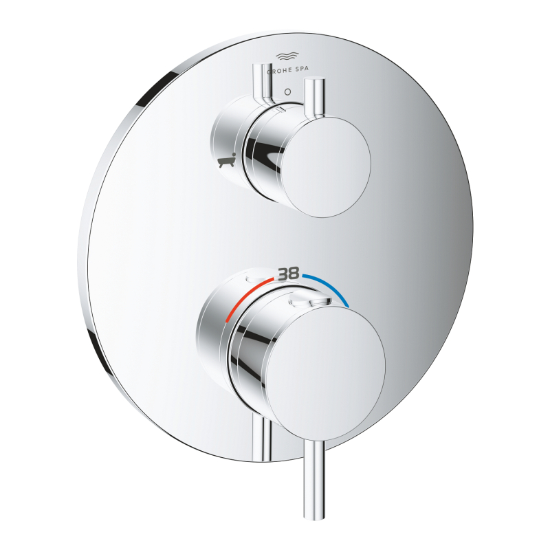 Grohe Atrio Çift yönlü ankastre termostatik banyo bataryası - 24359000 - 2