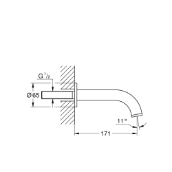 Grohe Atrio Çıkış Ucu - 13139Da3 - 2