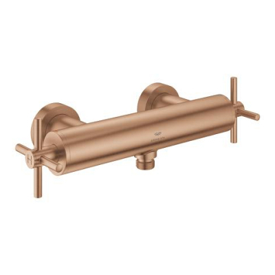 Grohe Atrio Duş Bataryası (4 Çubuklu Volan), Fırçalı Bakır - 26895DL0 - 1
