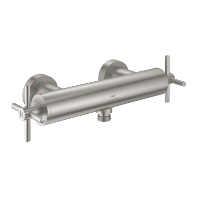 Grohe Atrio Duş Bataryası (4 Çubuklu Volan), Paslanmaz Çelik - 26895DC0 - 1