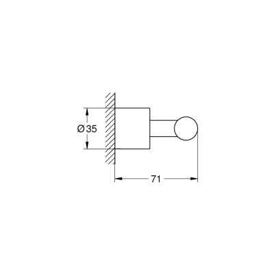 Grohe Atrio Havlu/Bornoz Askılığı - 40312Dc3 - 2