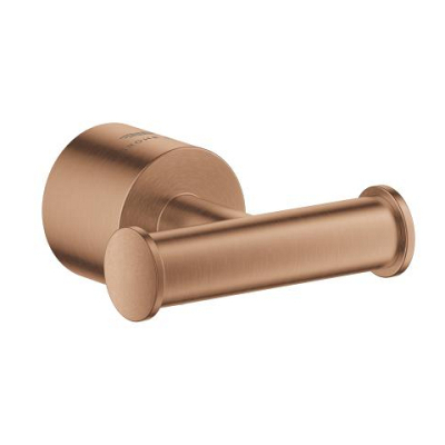 Grohe Atrio İkili Havlu/Bornoz Askısı, Fırçalı Bakır - 40890DL0 - 1