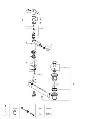 Grohe Atrio İkili Havluluk, 49 cm, Fırçalı Altın - 40888GN0 - 3