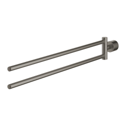 Grohe Atrio İkili Havluluk, 49 cm, Fırçalı Sert Grafit - 40888AL0 - 2