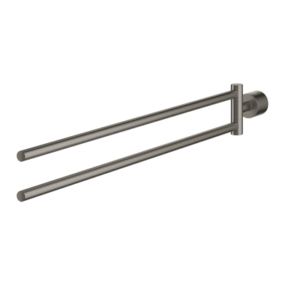 Grohe Atrio İkili Havluluk, 49 cm, Fırçalı Sert Grafit - 40888AL0 - 2