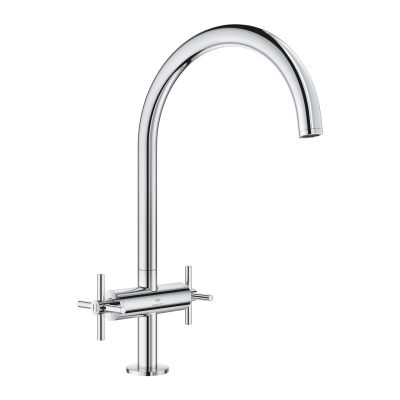 Grohe Atrio Kuğu Borulu Eviye Bataryası - 30609000 - 1