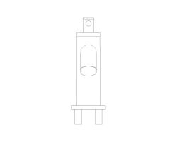 Grohe Atrio Lavabo Bataryası XS-Boy, Fırçalı Altın - 20658GN0 - 2