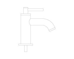 Grohe Atrio Lavabo Bataryası XS-Boy, Fırçalı Altın - 20658GN0 - 3