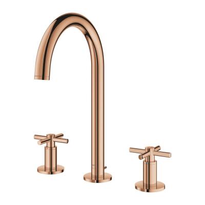 Grohe Atrio 3 Delikli Lavabo Bataryası L-Boyut Warm Sunset - 20643DA0 - 2