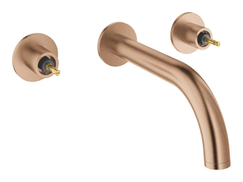Grohe Atrio Private Collection 3 Delikli Ankastre Lavabo Bataryası (Sıva Üstü Grubu) Fırçalı Bakır - 20587DL0 - GROHE
