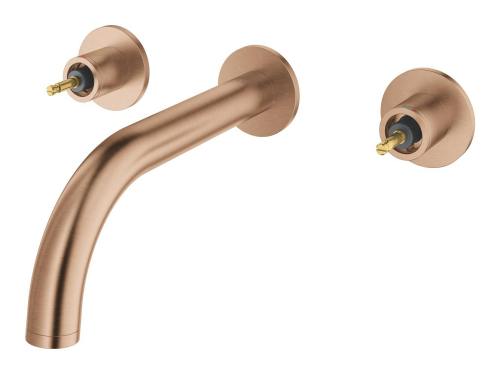 Grohe Atrio Private Collection 3 Delikli Ankastre Lavabo Bataryası (Sıva Üstü Grubu) Fırçalı Bakır - 20587DL0 - 3