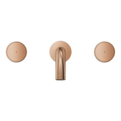 Grohe Atrio Private Collection 3 Delikli Ankastre Lavabo Bataryası (Sıva Üstü Grubu) Fırçalı Bakır - 20589DL0 - 3