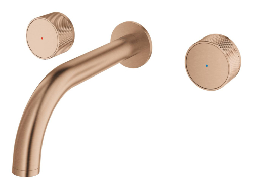 Grohe Atrio Private Collection 3 Delikli Ankastre Lavabo Bataryası (Sıva Üstü Grubu) Fırçalı Bakır - 20589DL0 - 4