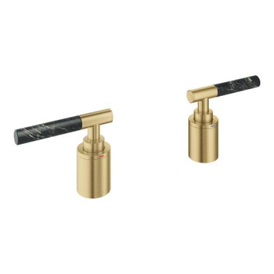 Grohe Atrio Private Collection 5 Delikli Ankastre Küvet Bataryası İçin Kulp, Fırçalı Altın - 48465GN0 - 1