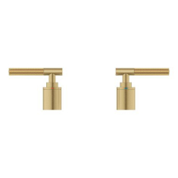 Grohe Atrio Private Collection 5 Delikli Ankastre Küvet Bataryası İçin Kulp, Fırçalı Altın - 48651GN0 - 2