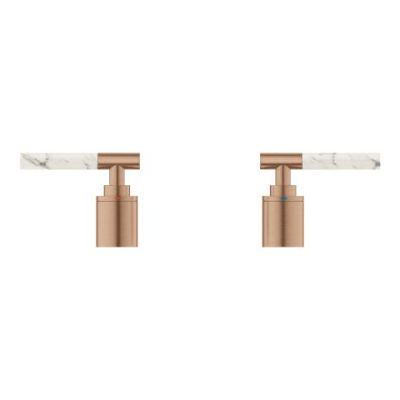 Grohe Atrio Private Collection 5 Delikli Ankastre Küvet Bataryası İçin Kulp, Fırçalı Bakır - 48464DL0 - 2