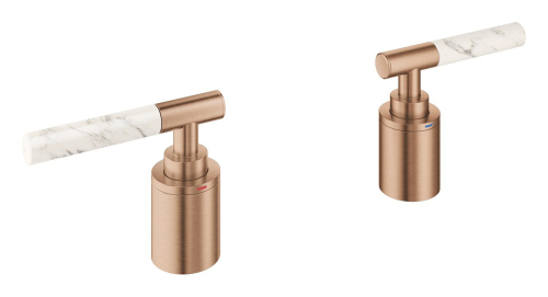 Grohe Atrio Private Collection 5 Delikli Ankastre Küvet Bataryası İçin Kulp, Fırçalı Bakır - 48464DL0 - 1