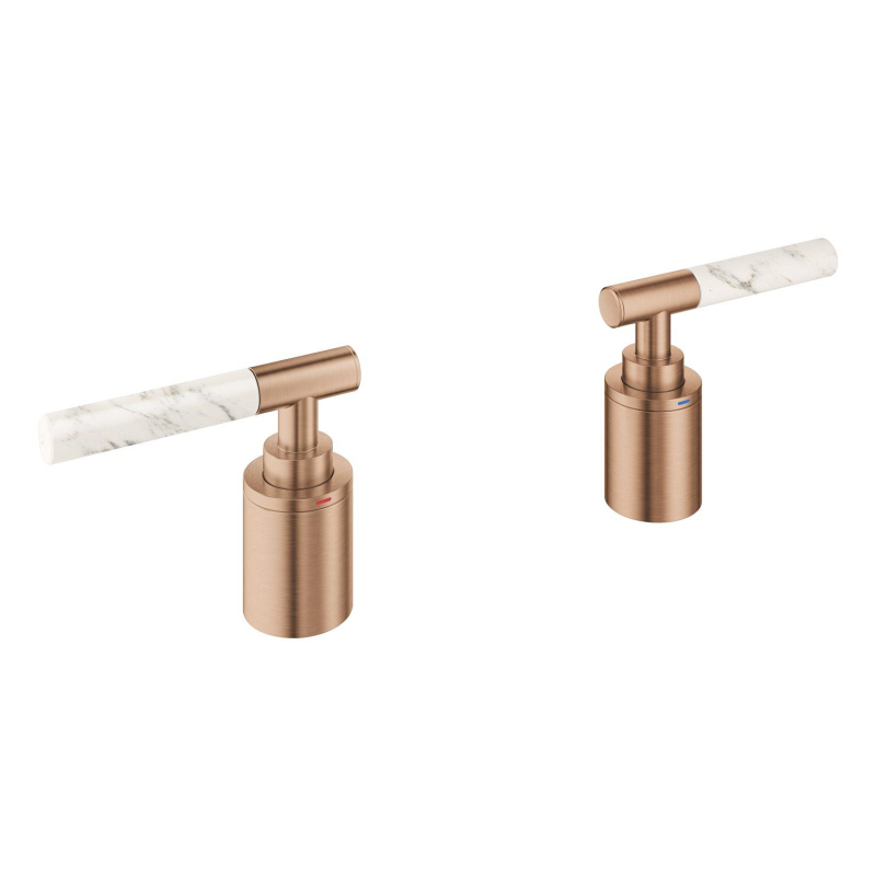 Grohe Atrio Private Collection 5 Delikli Ankastre Küvet Bataryası İçin Kulp, Fırçalı Bakır - 48464DL0 - 2