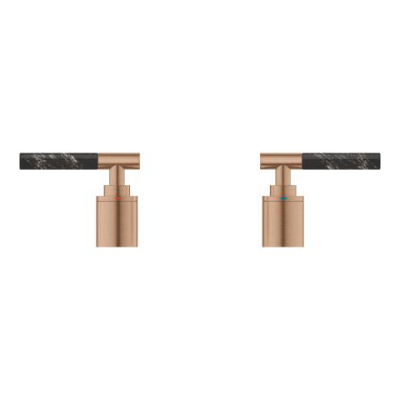 Grohe Atrio Private Collection 5 Delikli Ankastre Küvet Bataryası İçin Kulp, Fırçalı Bakır - 48465DL0 - 2