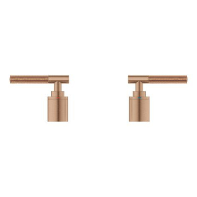 Grohe Atrio Private Collection 5 Delikli Ankastre Küvet Bataryası İçin Kulp, Fırçalı Bakır - 48651DL0 - 2