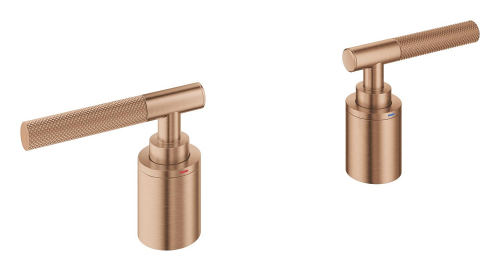 Grohe Atrio Private Collection 5 Delikli Ankastre Küvet Bataryası İçin Kulp, Fırçalı Bakır - 48651DL0 - GROHE