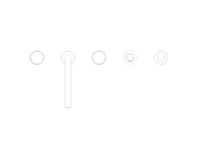 Grohe Atrio Private Collection 5 Delikli Ankastre Küvet Bataryası (Sıva Üstü Grubu), Fırçalı Altın - 25226GN0 - 3