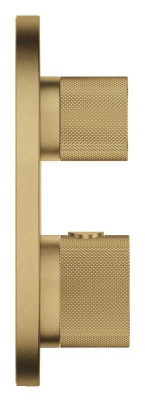 Grohe Atrio Private Collection Ankastre Termostatik Banyo Bataryası (2 Yollu, Sıva Üstü Grubu), Fırçalı Altın - 24396GN0 - 3