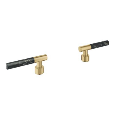 Grohe Atrio Private Collection Duvardan Ankastre Lavabo Bataryası İçin Kulp, Fırçalı Altın - 48459GN0 - 1