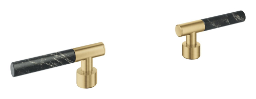 Grohe Atrio Private Collection Duvardan Ankastre Lavabo Bataryası İçin Kulp, Fırçalı Altın - 48459GN0 - GROHE