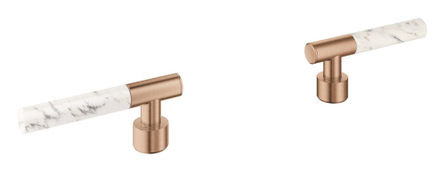 Grohe Atrio Private Collection Duvardan Ankastre Lavabo Bataryası İçin Kulp, Fırçalı Bakır - 48458DL0 - GROHE