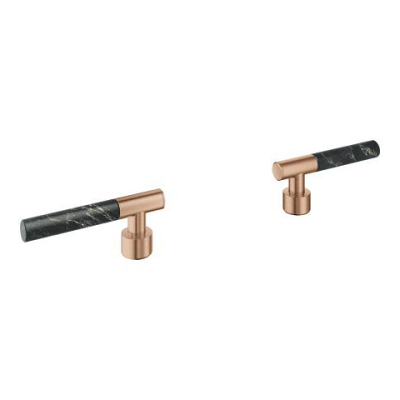 Grohe Atrio Private Collection Duvardan Ankastre Lavabo Bataryası İçin Kulp, Fırçalı Bakır - 48459DL0 - 1
