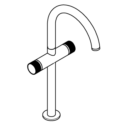 Grohe Atrio Private Collection Tek Delikli Lavabo Bataryası 1/2