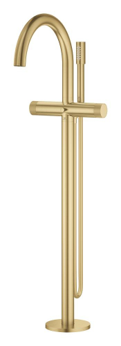 Grohe Atrio Private Collection Tek Yerden Küvet Bataryası (Sıva Üstü Grubu), Fırçalı Altın - 25229GN0 - 4
