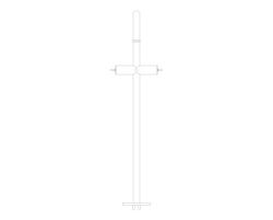 Grohe Atrio Private Collection Tek Yerden Küvet Bataryası (Sıva Üstü Grubu), Fırçalı Bakır - 25227DL0 - 2