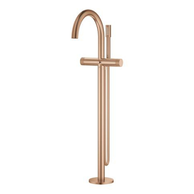 Grohe Atrio Private Collection Tek Yerden Küvet Bataryası (Sıva Üstü Grubu), Fırçalı Bakır - 25229DL0 - 3