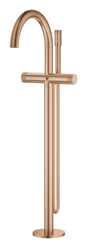 Grohe Atrio Private Collection Tek Yerden Küvet Bataryası (Sıva Üstü Grubu), Fırçalı Bakır - 25229DL0 - 4