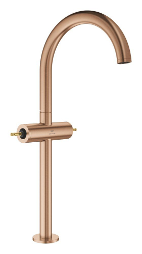 Grohe Atrio Private Collection Tezgah Üstü Lavabo Bataryası, Fırçalı Bakır - 21140DL0 - GROHE