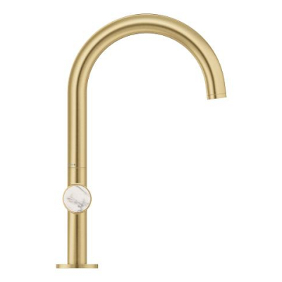 Grohe Atrio Private Collection Yüksek Lavabo Bataryası, Fırçalı Altın (L-Boy) - 21138GN0 - 3